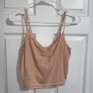 Aerie Smoothez Shimmer pink Tank Top